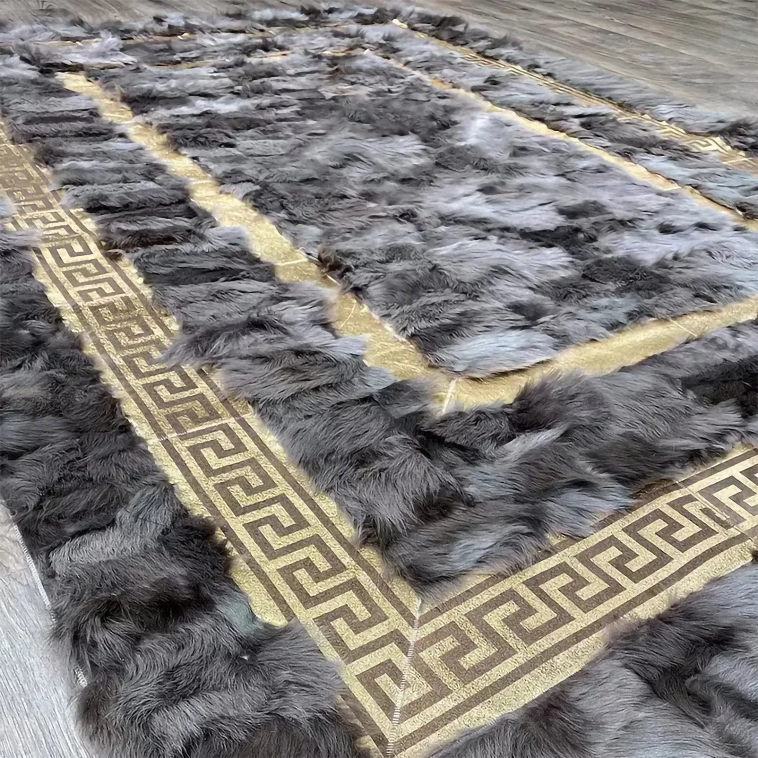 100% Genuine Handmade Fluffy Shaggy Sheepskin Rug, Luxury Sheepskin Area Rug