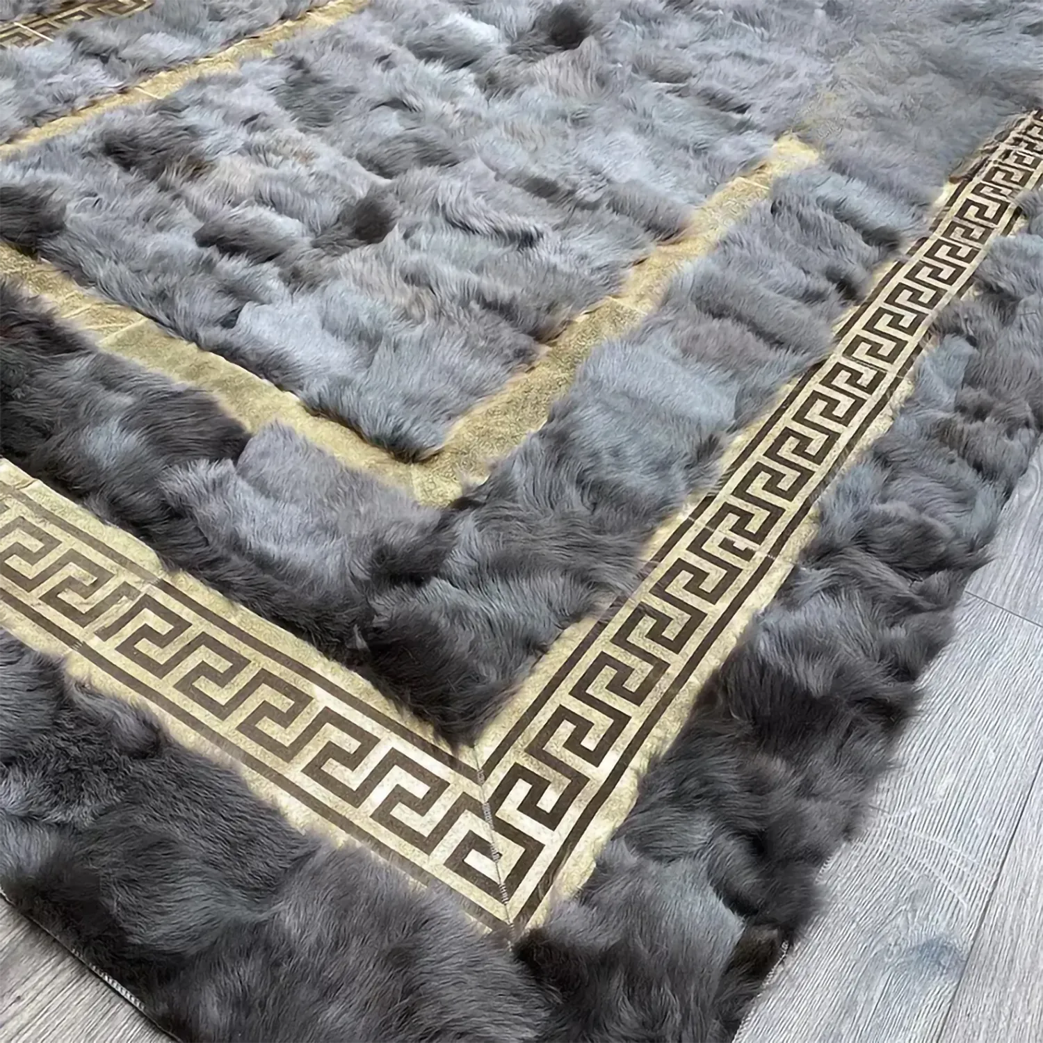 100% Genuine Handmade Fluffy Shaggy Sheepskin Rug, Luxury Sheepskin Area Rug