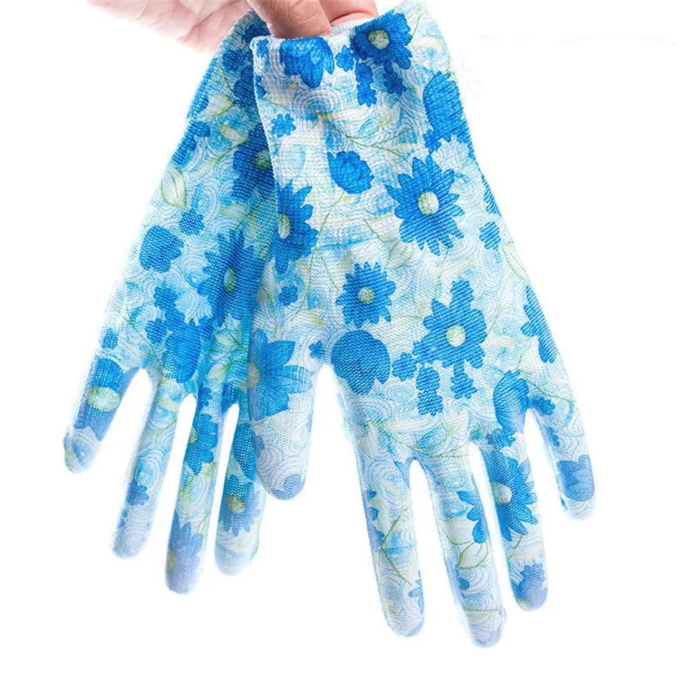 1/12Pairs Labor Protection Cleaning Tools Yard Cleaning Floral Garden Gloves Non-Slip Household Gloves Working Gloves