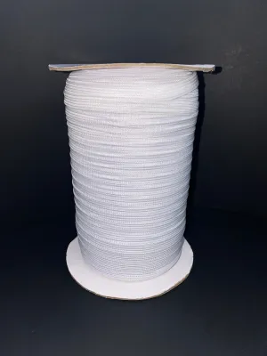 3/8" White Knitted Elastic