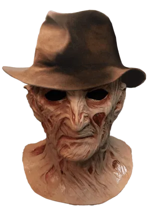 A Nightmare On Elm Street 4: The Dream Master - Deluxe Freddy Krueger Mask with Fedora Hat