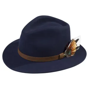 Alan Paine Richmond Felt Hat - Navy