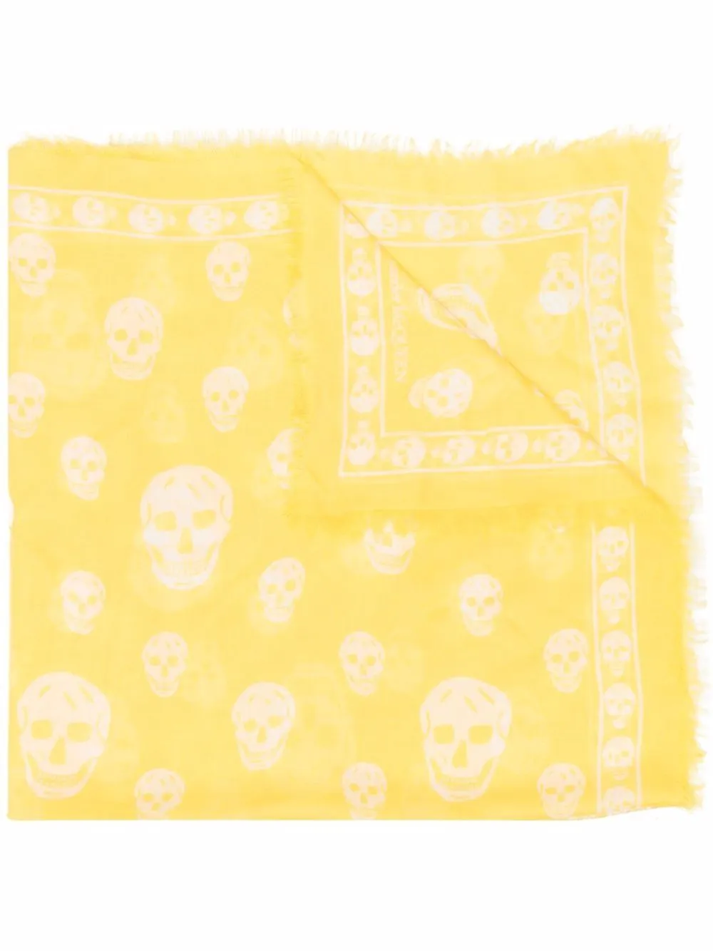 Alexander McQueen Scarfs Yellow