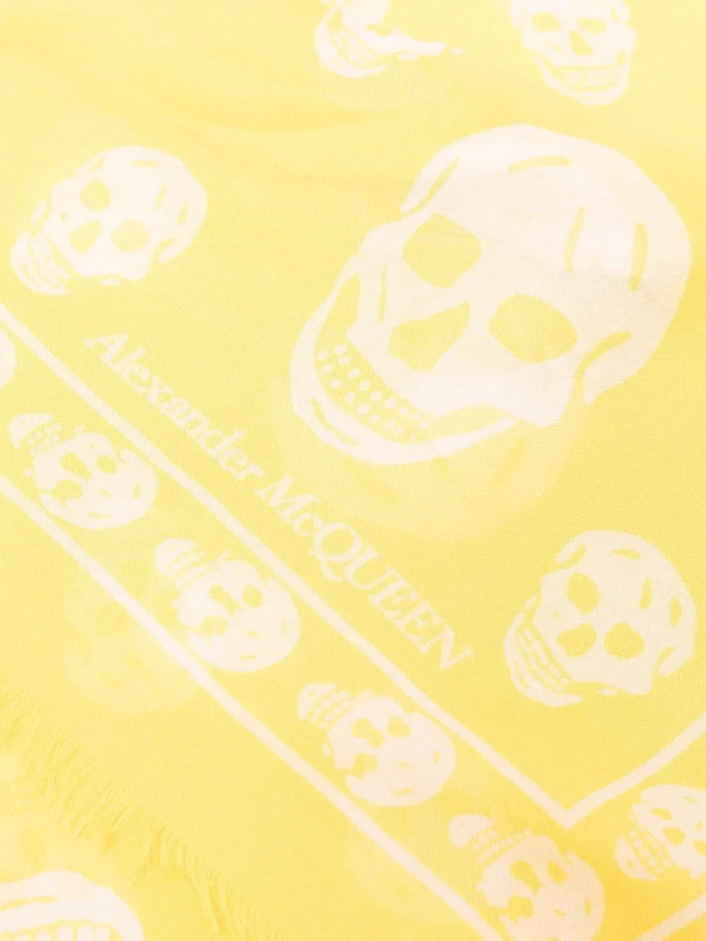 Alexander McQueen Scarfs Yellow