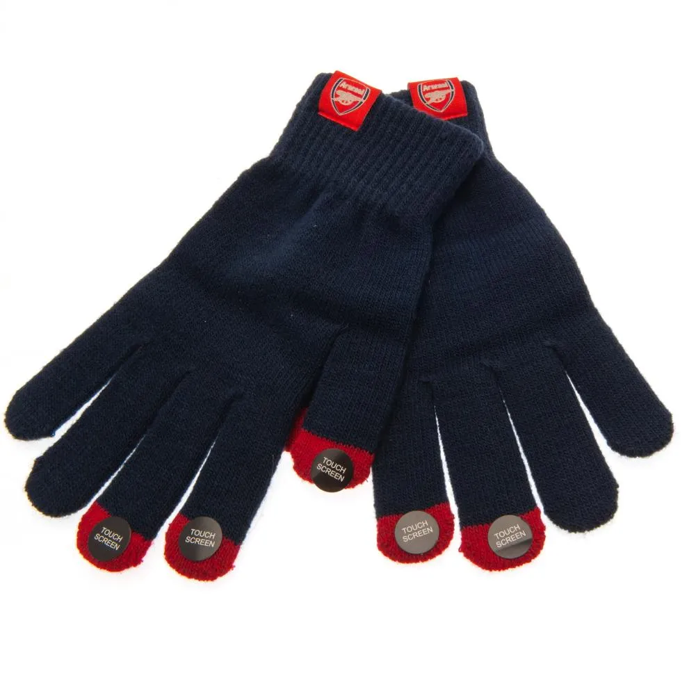 Arsenal FC Unisex Adult Knitted Gloves