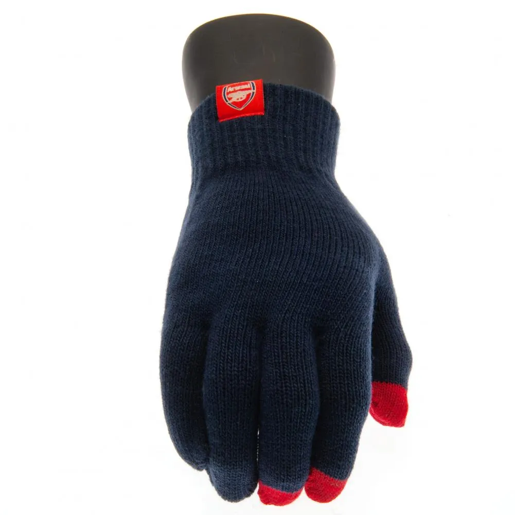 Arsenal FC Unisex Adult Knitted Gloves