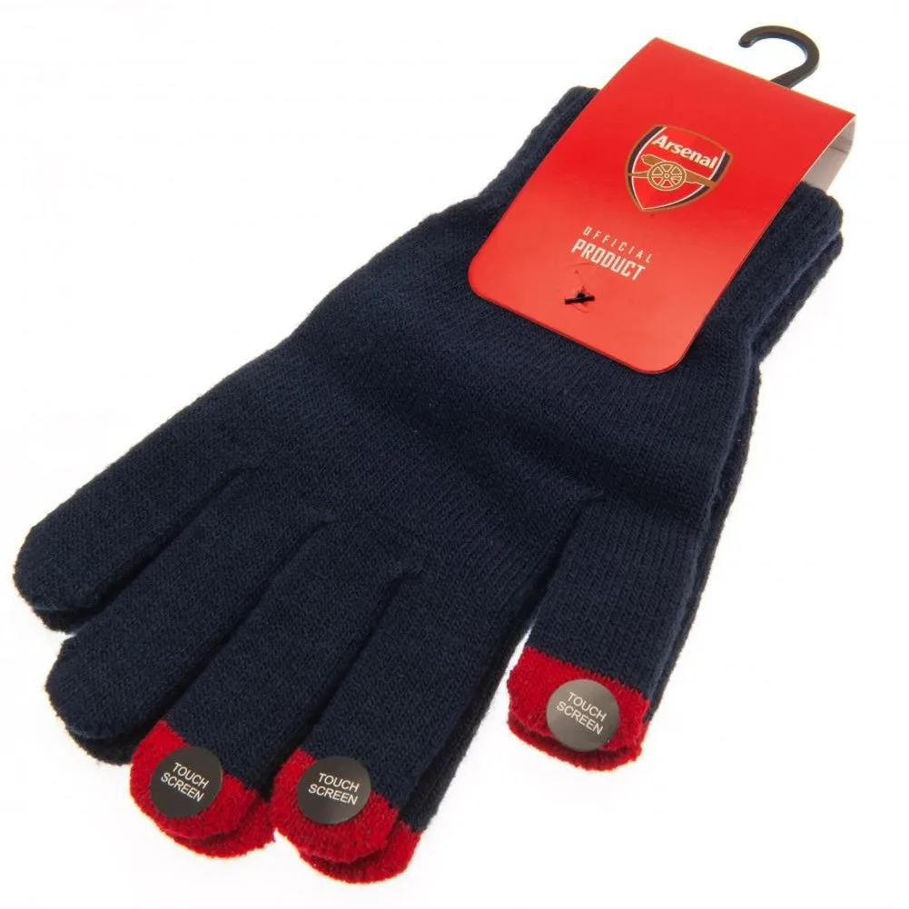 Arsenal FC Unisex Adult Knitted Gloves