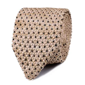 Aukai Polka Dot Knitted Tie