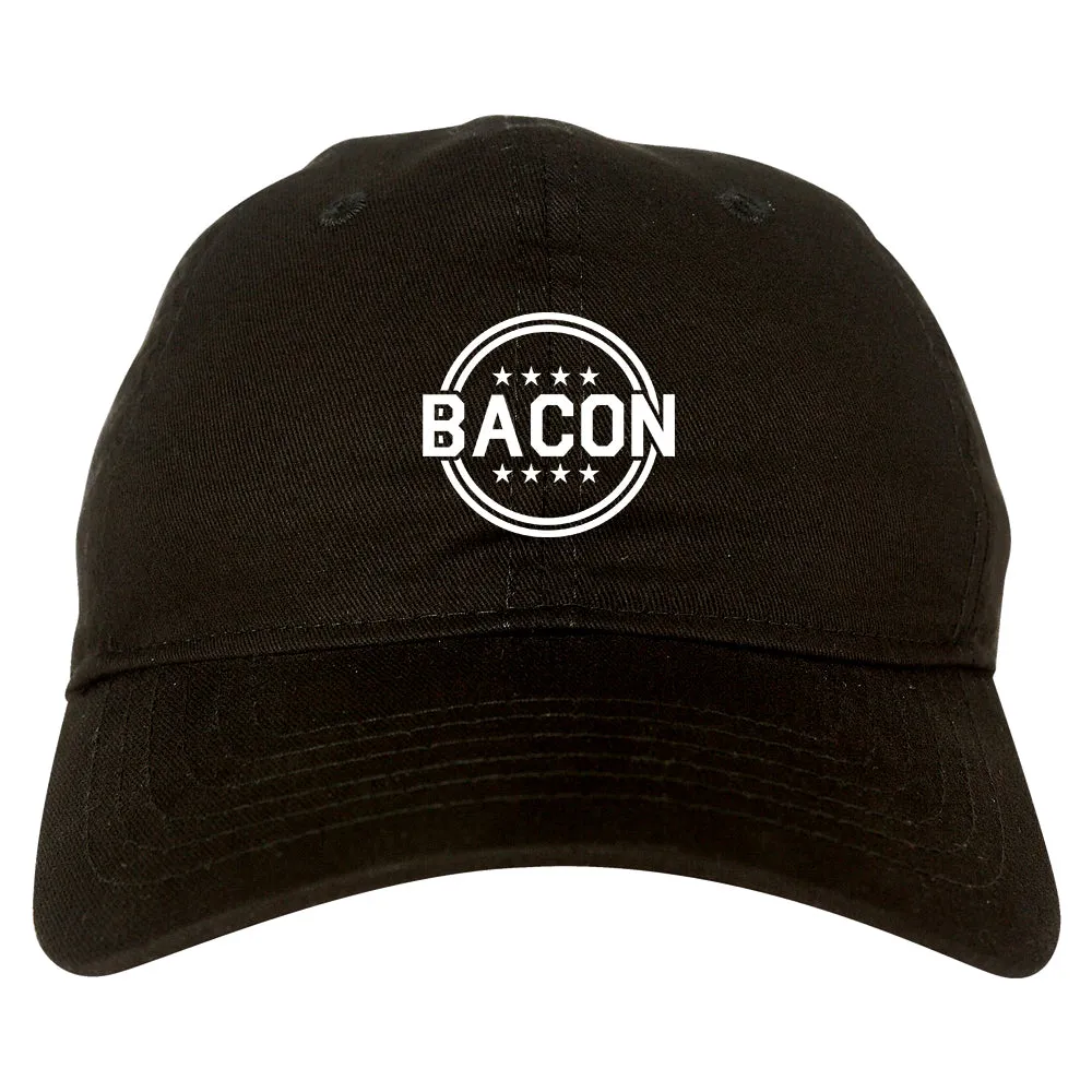 Bacon Stars Mens Dad Hat Baseball Cap