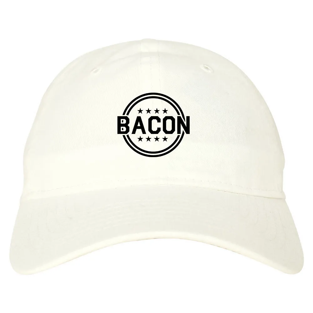 Bacon Stars Mens Dad Hat Baseball Cap