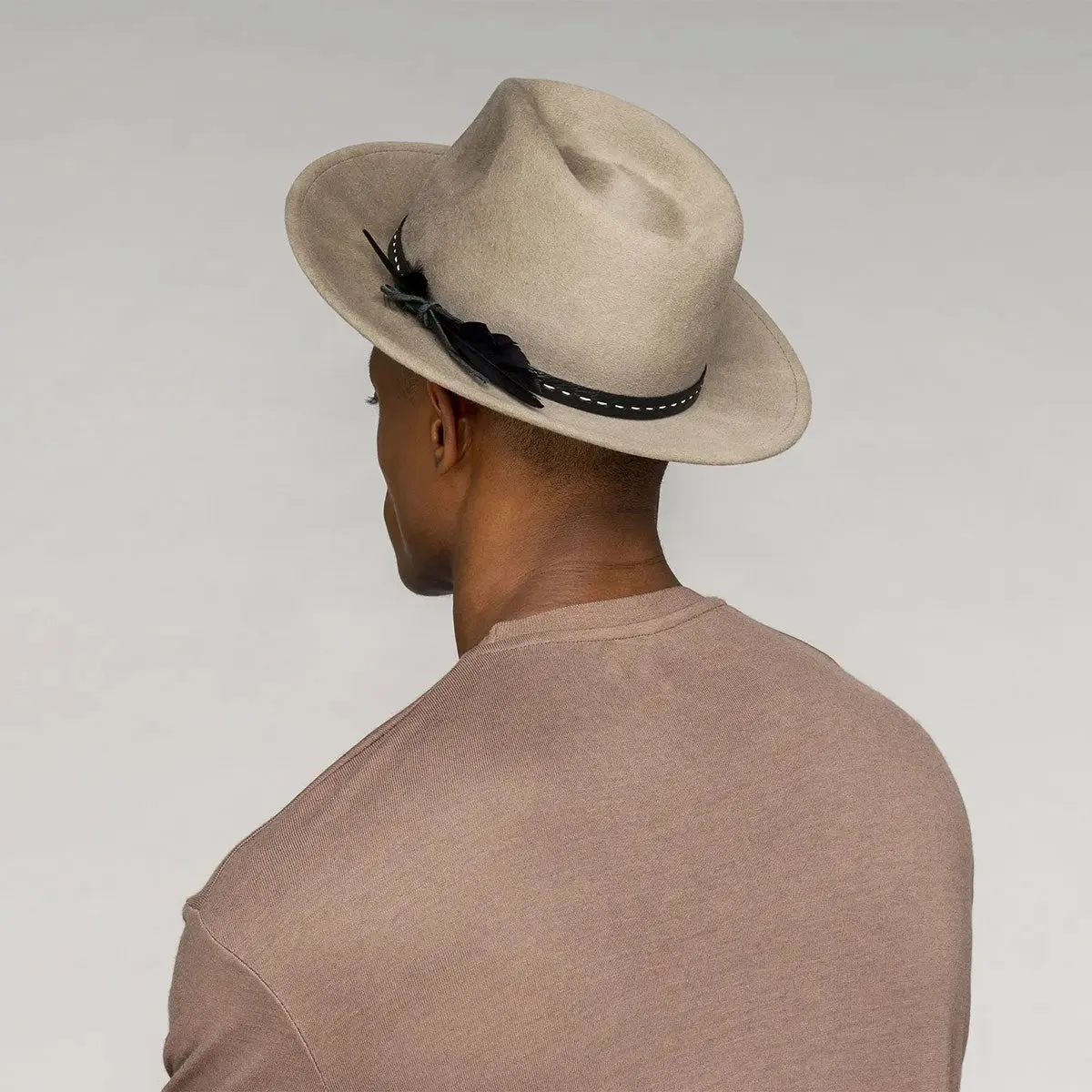 Bailey Colby Elite Velour Finish Wool Fedora