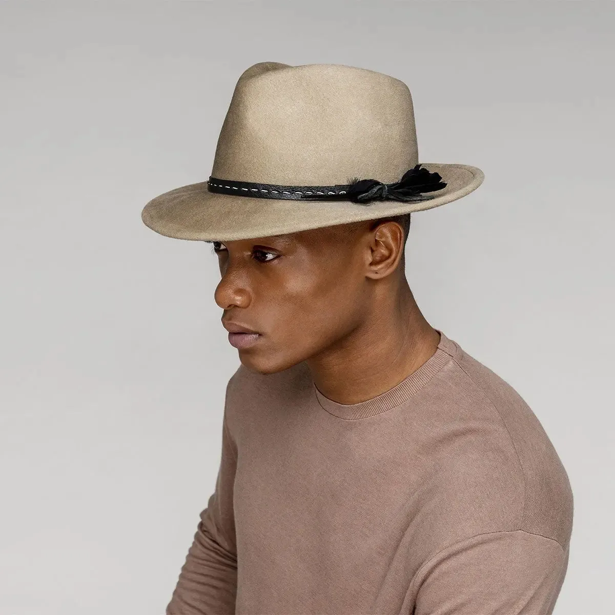 Bailey Colby Elite Velour Finish Wool Fedora