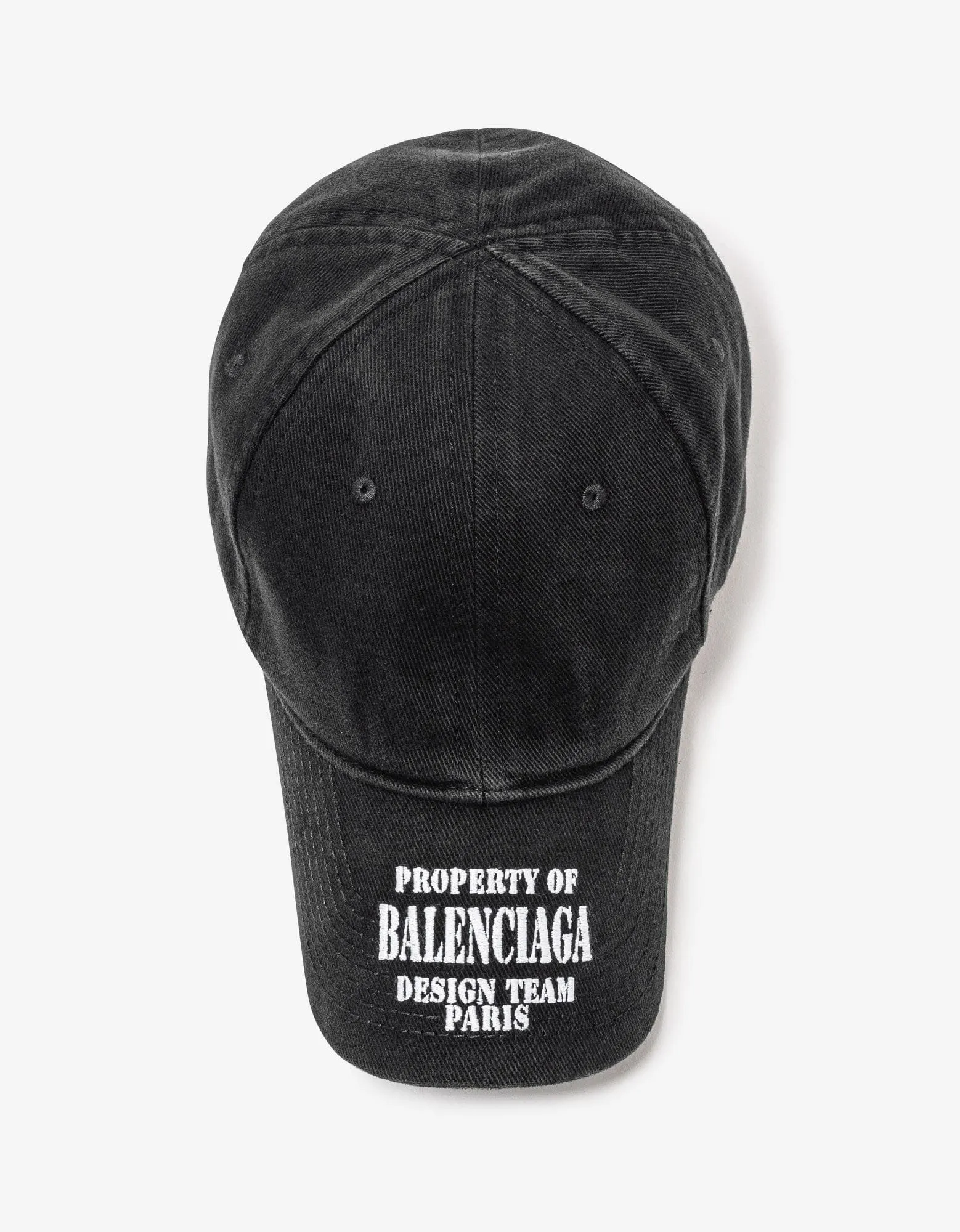 Balenciaga Black Property Logo Cap