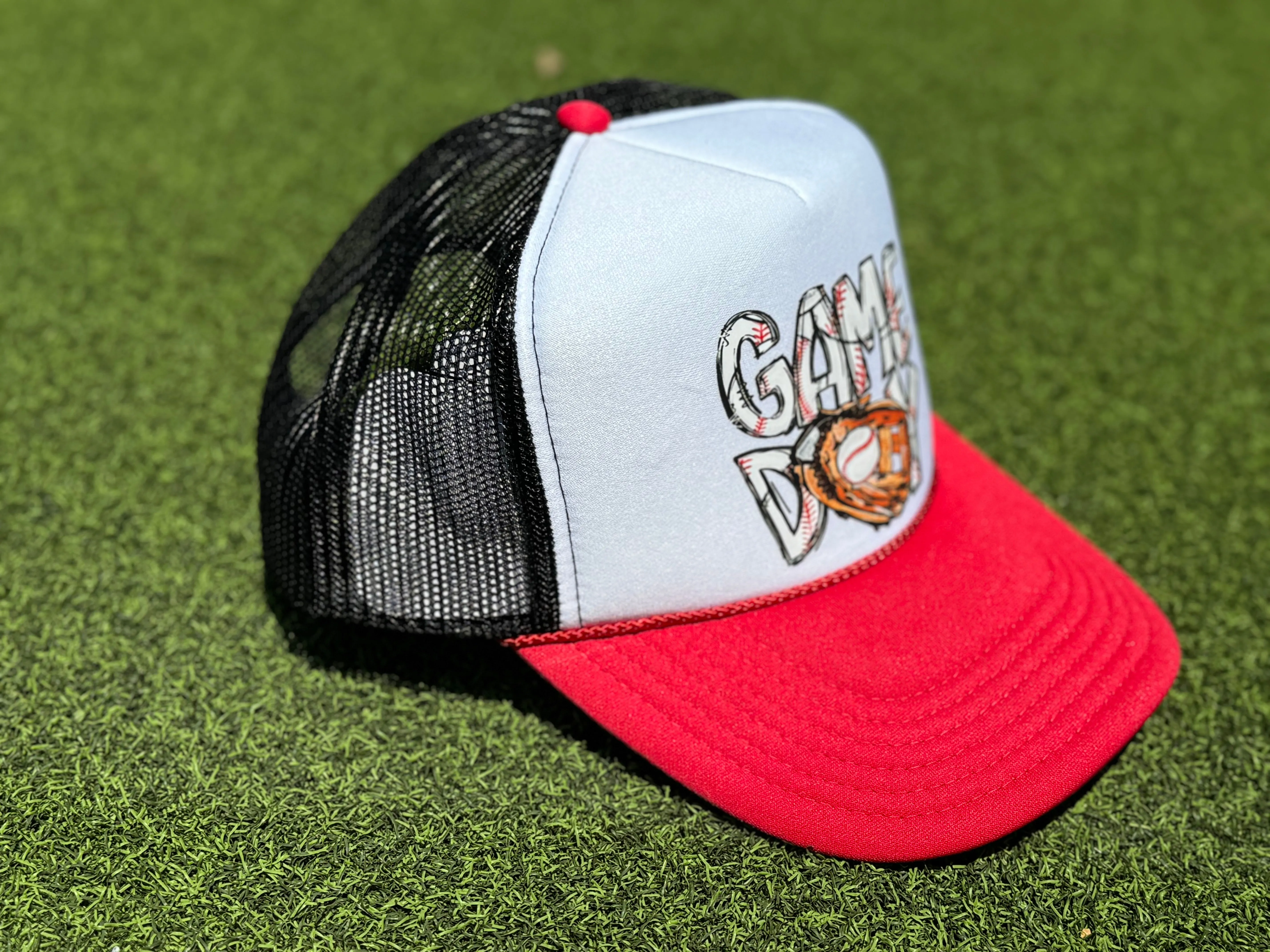 Baseball Game Day Trucker Hat