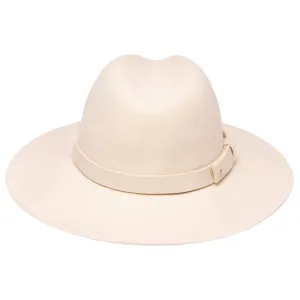 Beyond Prairie Packable Fedora in Ivory