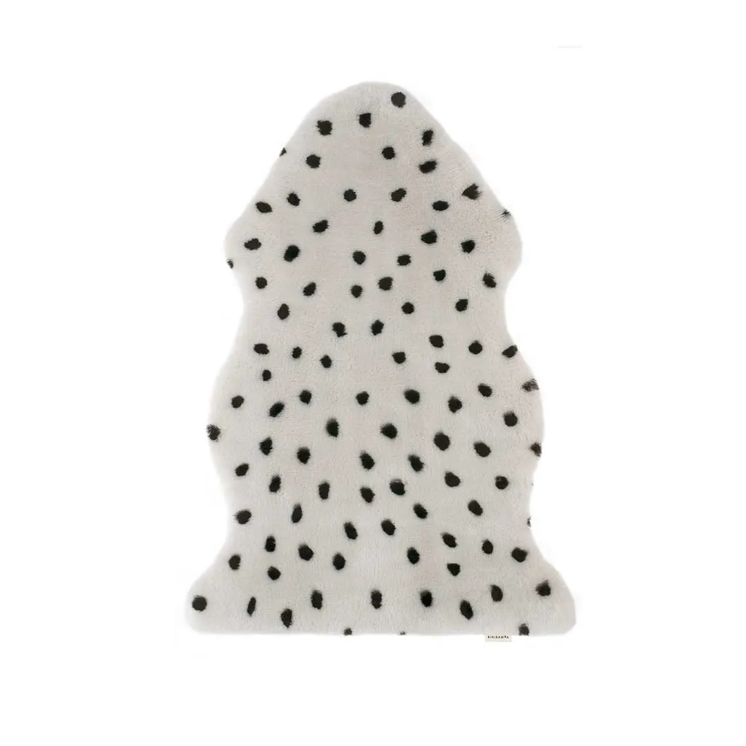 BINIBAMBA Merino Sheepskin Wrigglemat - Dalmatian Dove