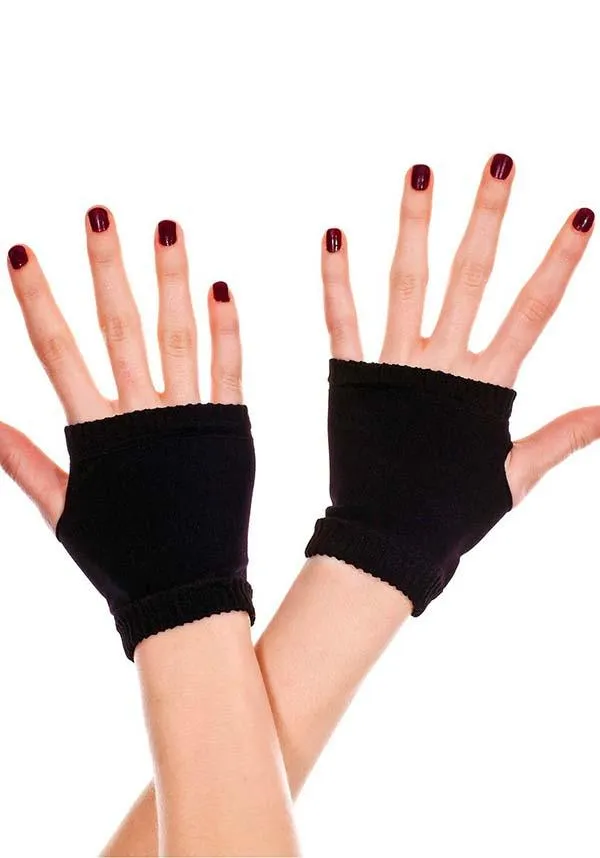 Black | FINGERLESS GLOVES