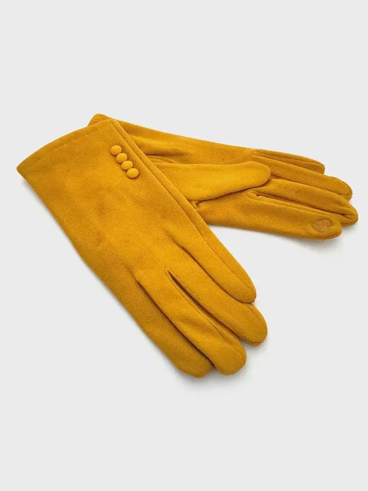 Black Ginger Mustard Gloves