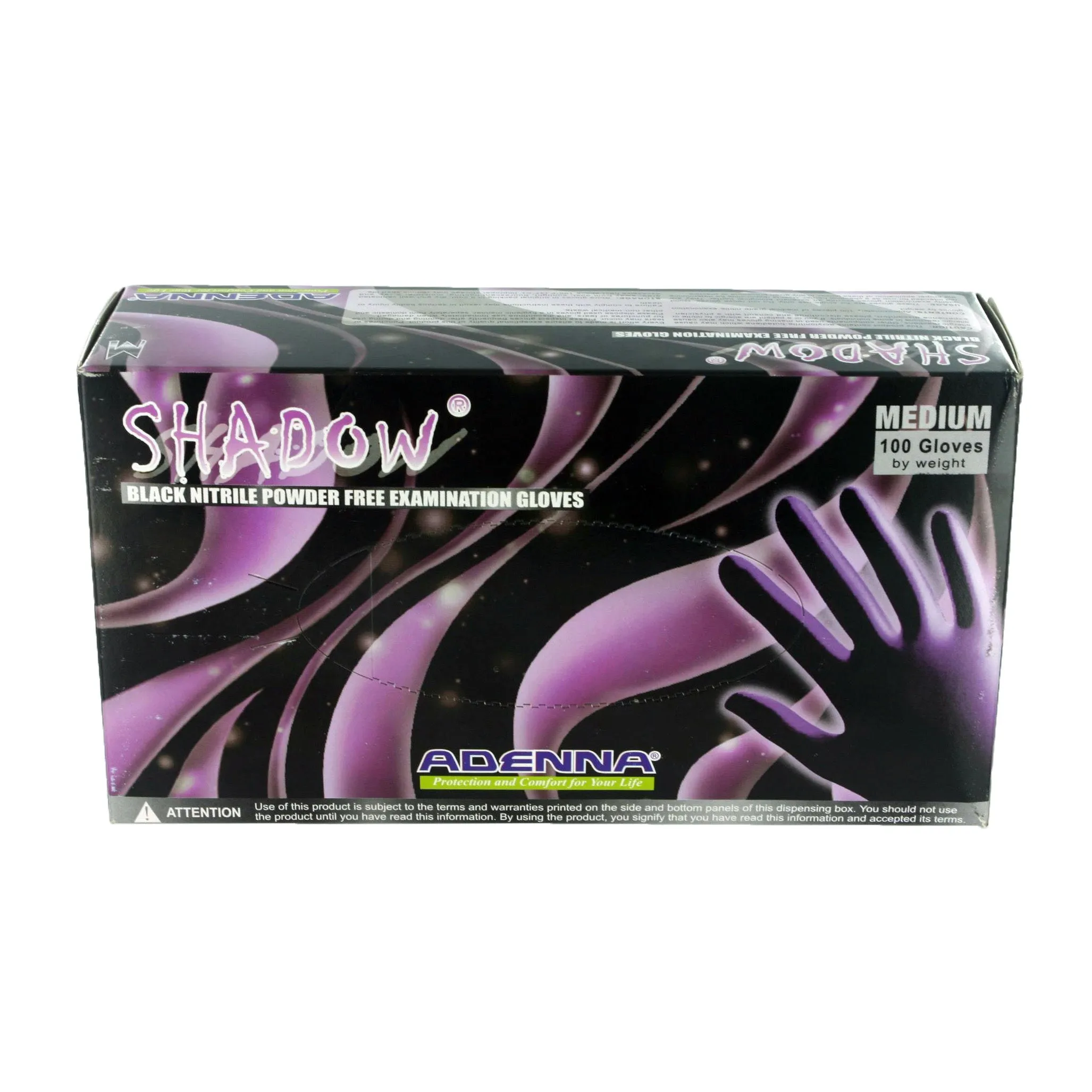 Black Nitrile Examination Gloves - Medium - 100 Count