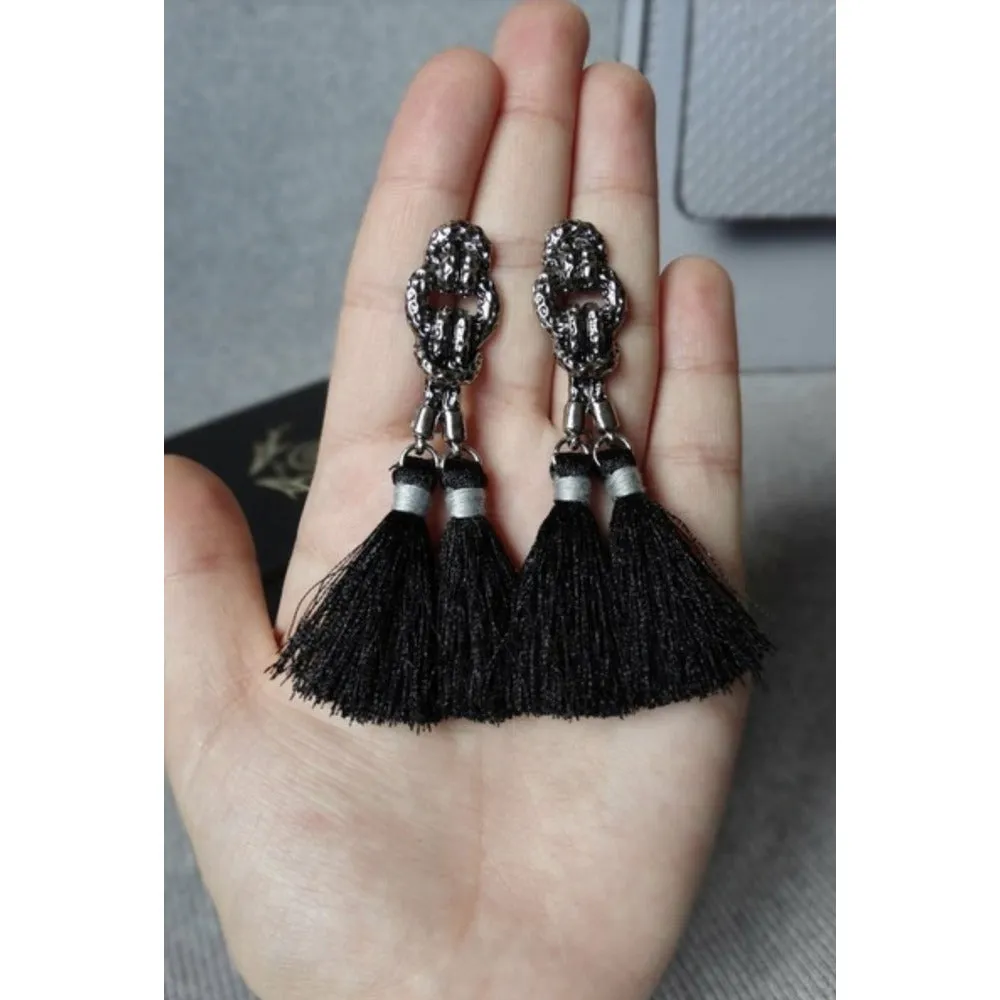 Bohemian Tassle Drop Earrings