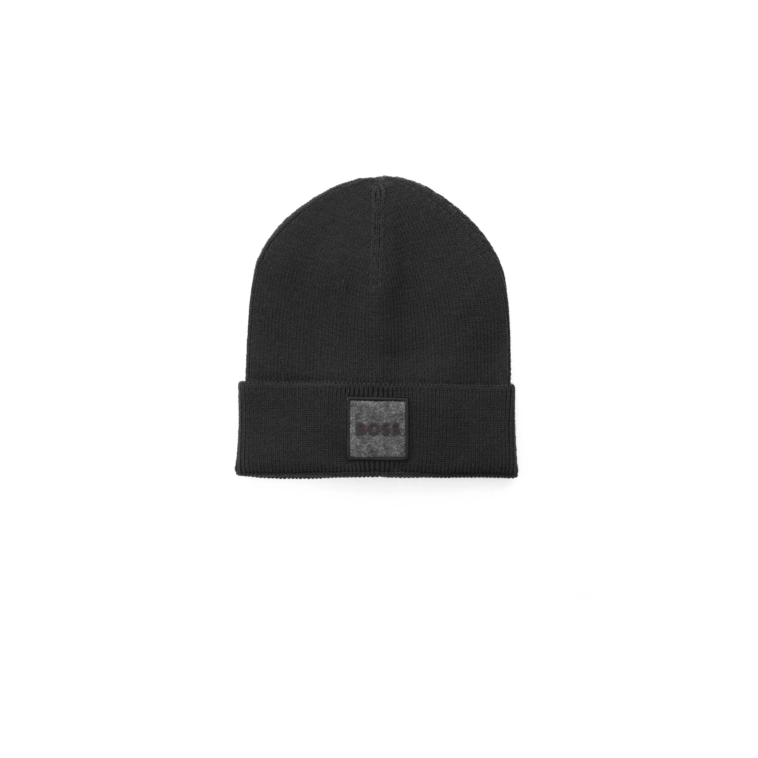 BOSS Foxxy Beanie Hat in Black