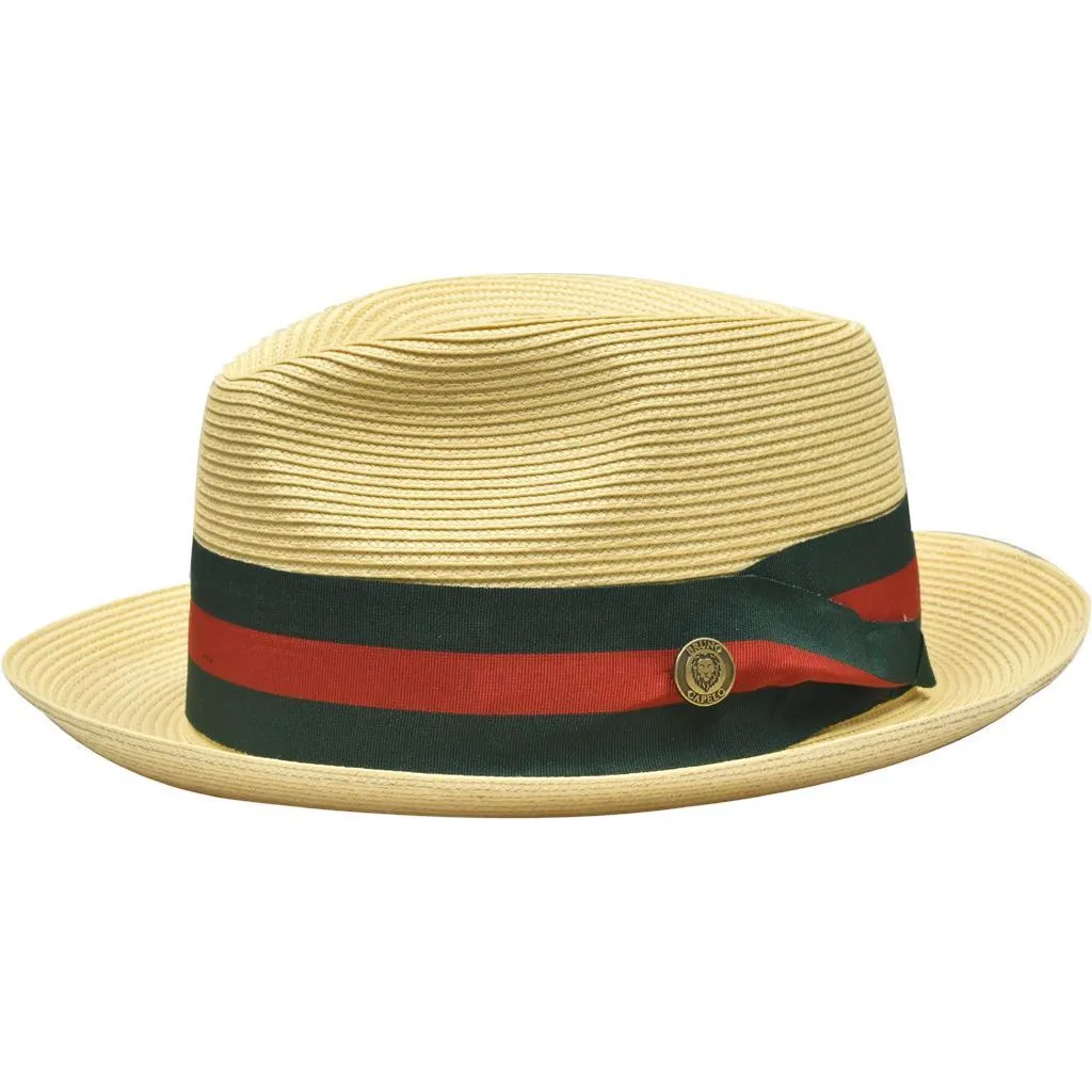 Bruno Capelo Remo Straw Centerdent Fedora