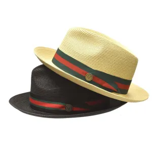 Bruno Capelo Remo Straw Centerdent Fedora