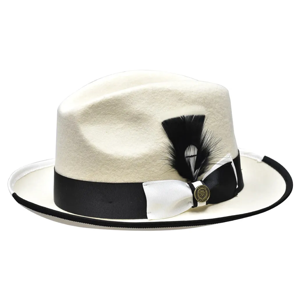 Bruno Capelo Winston Pinch Front Wool Fedora