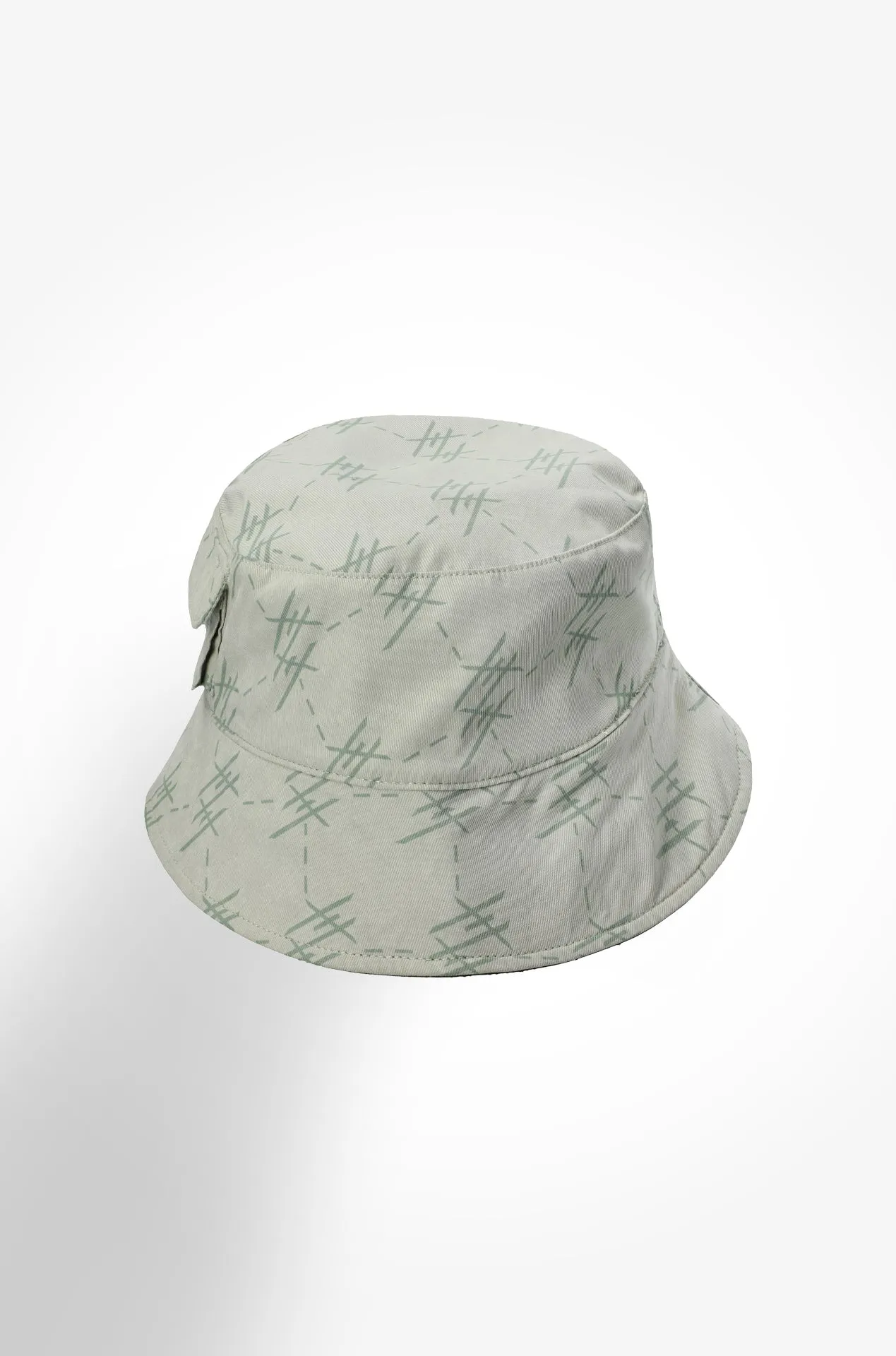 Bucket hat Champs verde