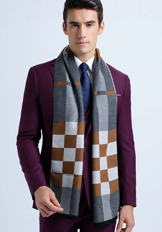 Cashmere Plaid Scarf