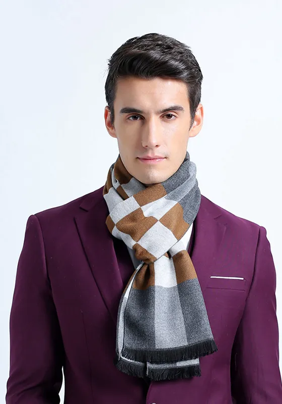 Cashmere Plaid Scarf