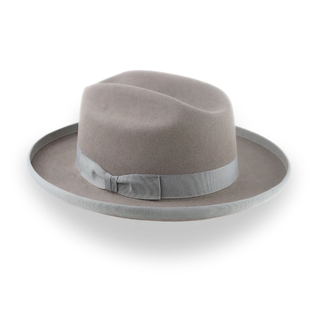 Cattleman Felt Fedora Hat for Men With Custom Fit | The Globetrotter