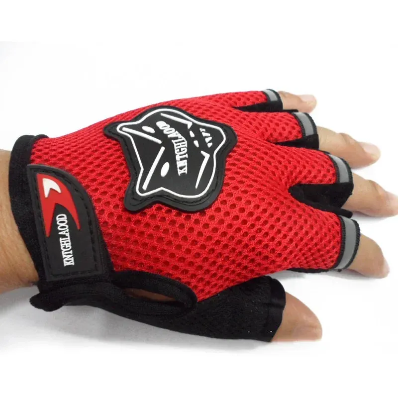 Children Kids Bike Gloves Half Finger Breathable Anti-slip For Sports Riding Cycling NOV99