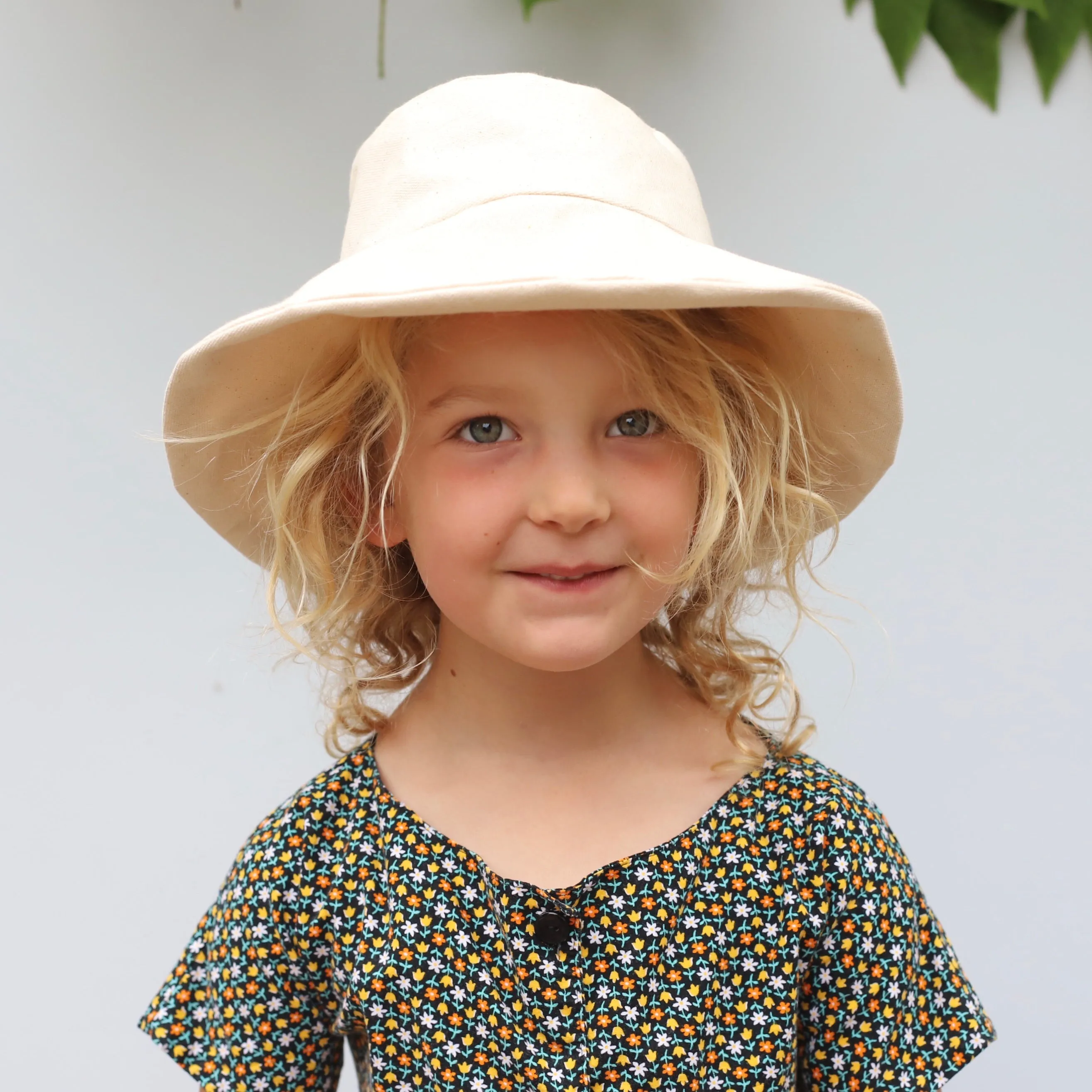 Child's Canvas Hat | Natural