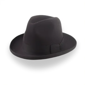 Chocolate Brown Homburg Hat Fedora | The Astir