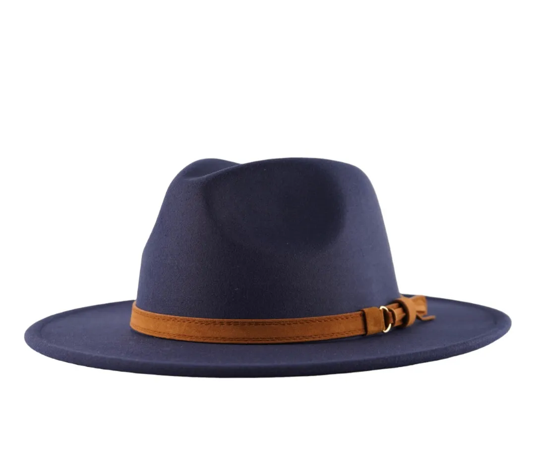 Clarke Fedora Navy Blue