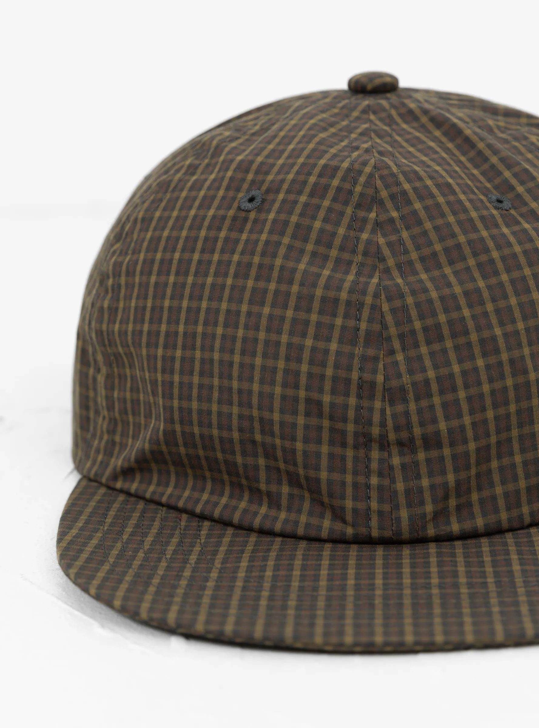 Cordura Baseball Cap Brown Check