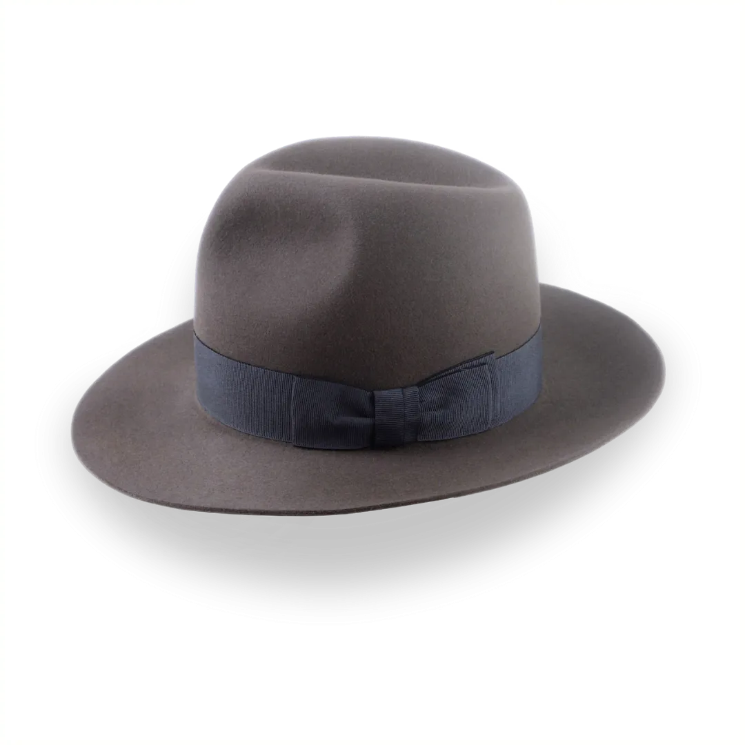 Customizable Indiana Jones Fedora in Caribou Grey | The Pulsar