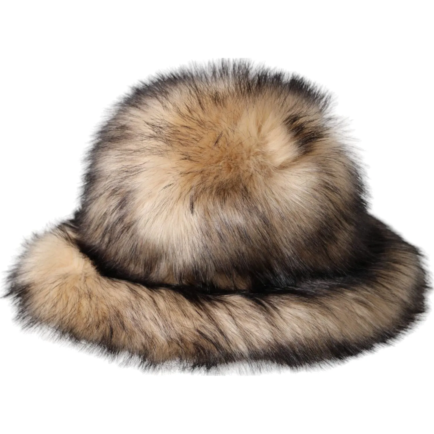 Dolce & Gabbana Brown Faux Fur Modacrylic Fedora Hat