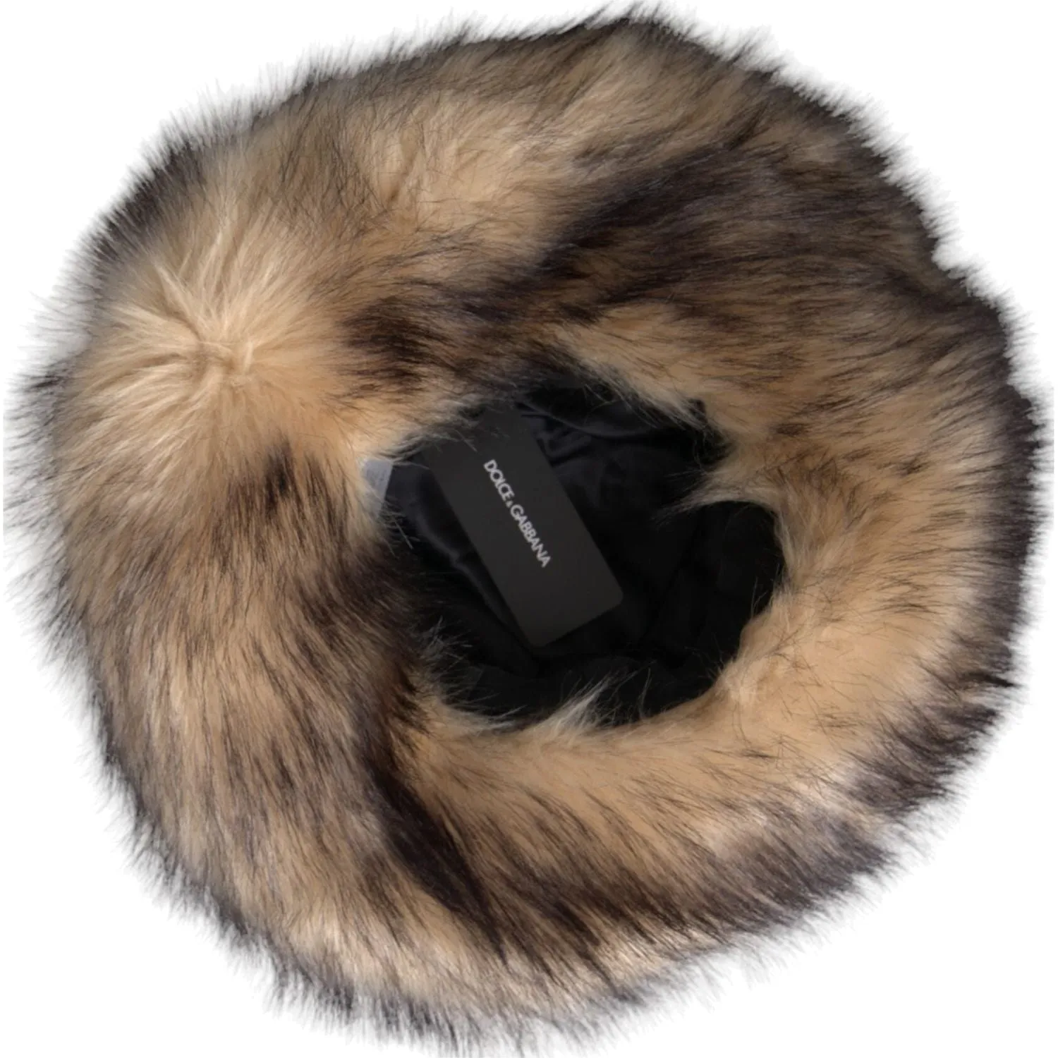 Dolce & Gabbana Brown Faux Fur Modacrylic Fedora Hat