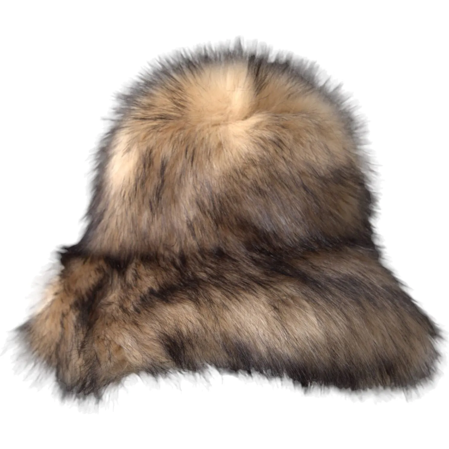 Dolce & Gabbana Brown Faux Fur Modacrylic Fedora Hat