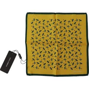 Dolce & Gabbana Elegant Silk Men's Square Scarf Wrap