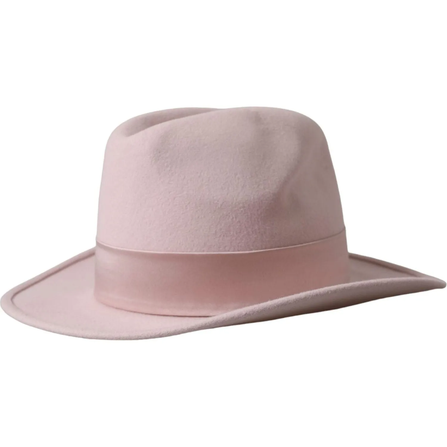 Dolce & Gabbana Pink Rabbit Fedora Trilby Women Hat