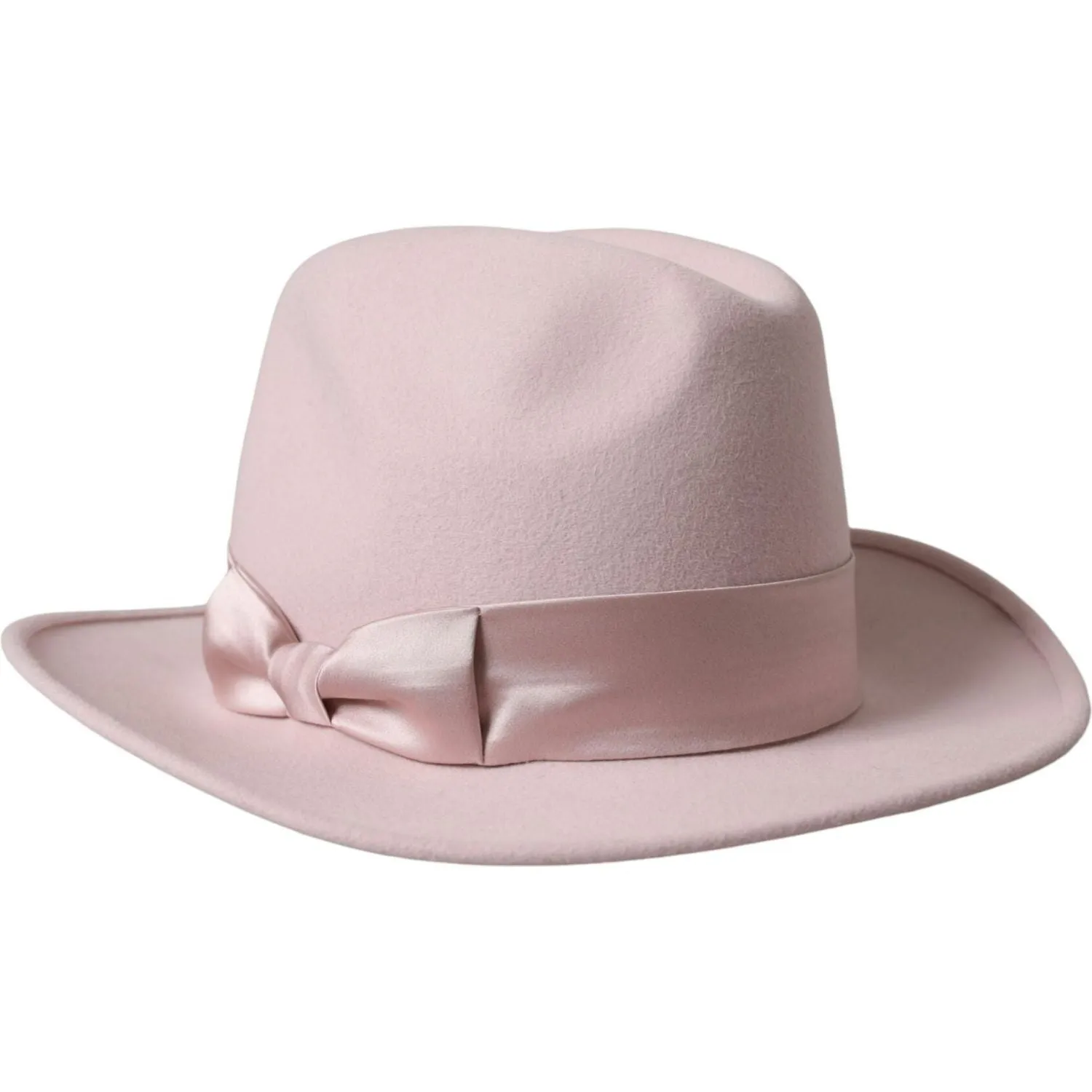 Dolce & Gabbana Pink Rabbit Fedora Trilby Women Hat