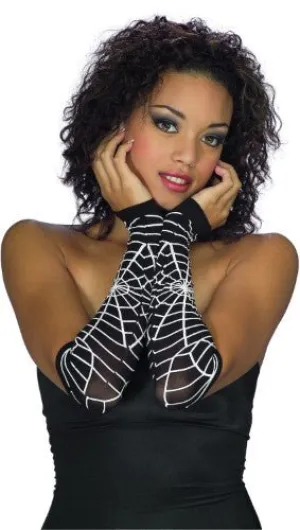 Fingerless Gloves Spiderweb