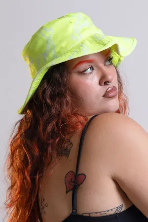 Flipper Neon Green Towelling Bucket Hat