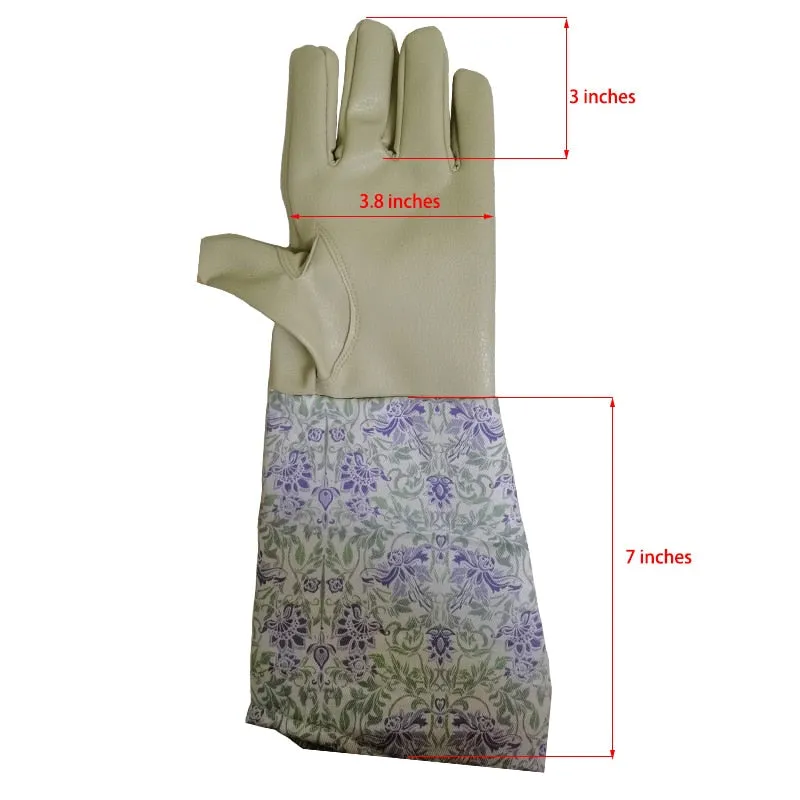 Gardening Gloves Work Planting Housework  for Men Women Proof Rose Pruning With Long Forearm Gauntlet