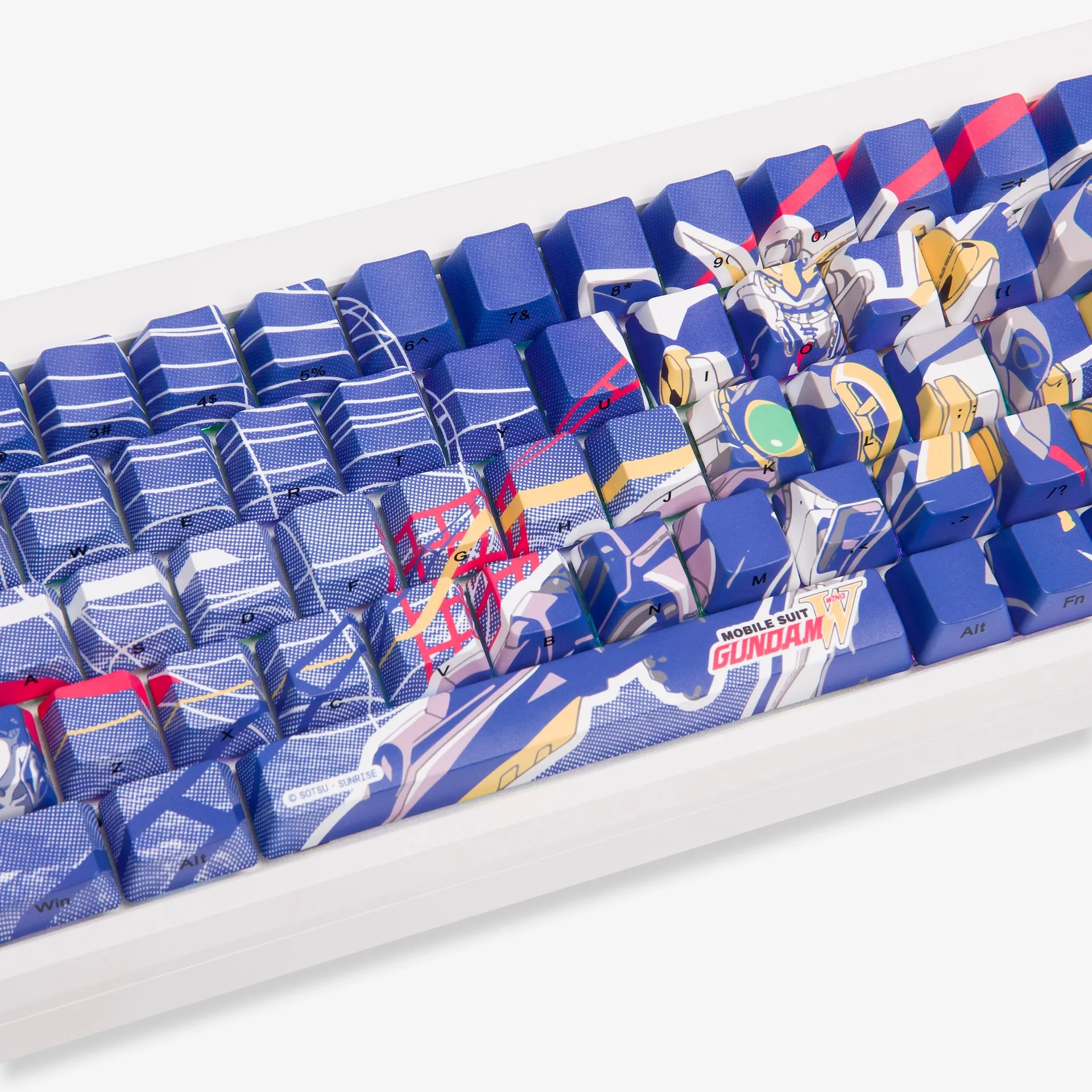 Gundam 68 Keycaps Set - 01W