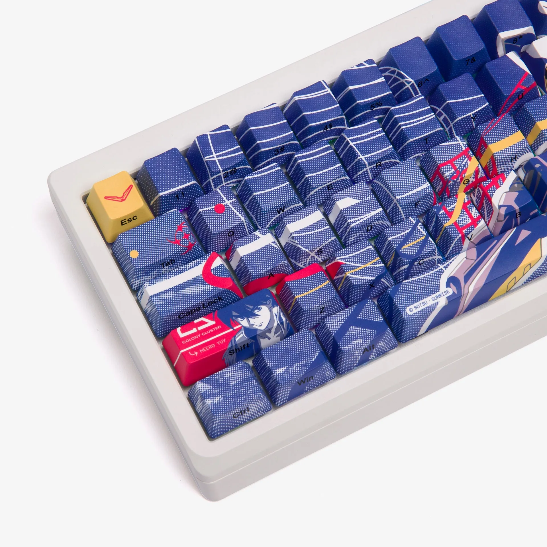 Gundam 68 Keycaps Set - 01W