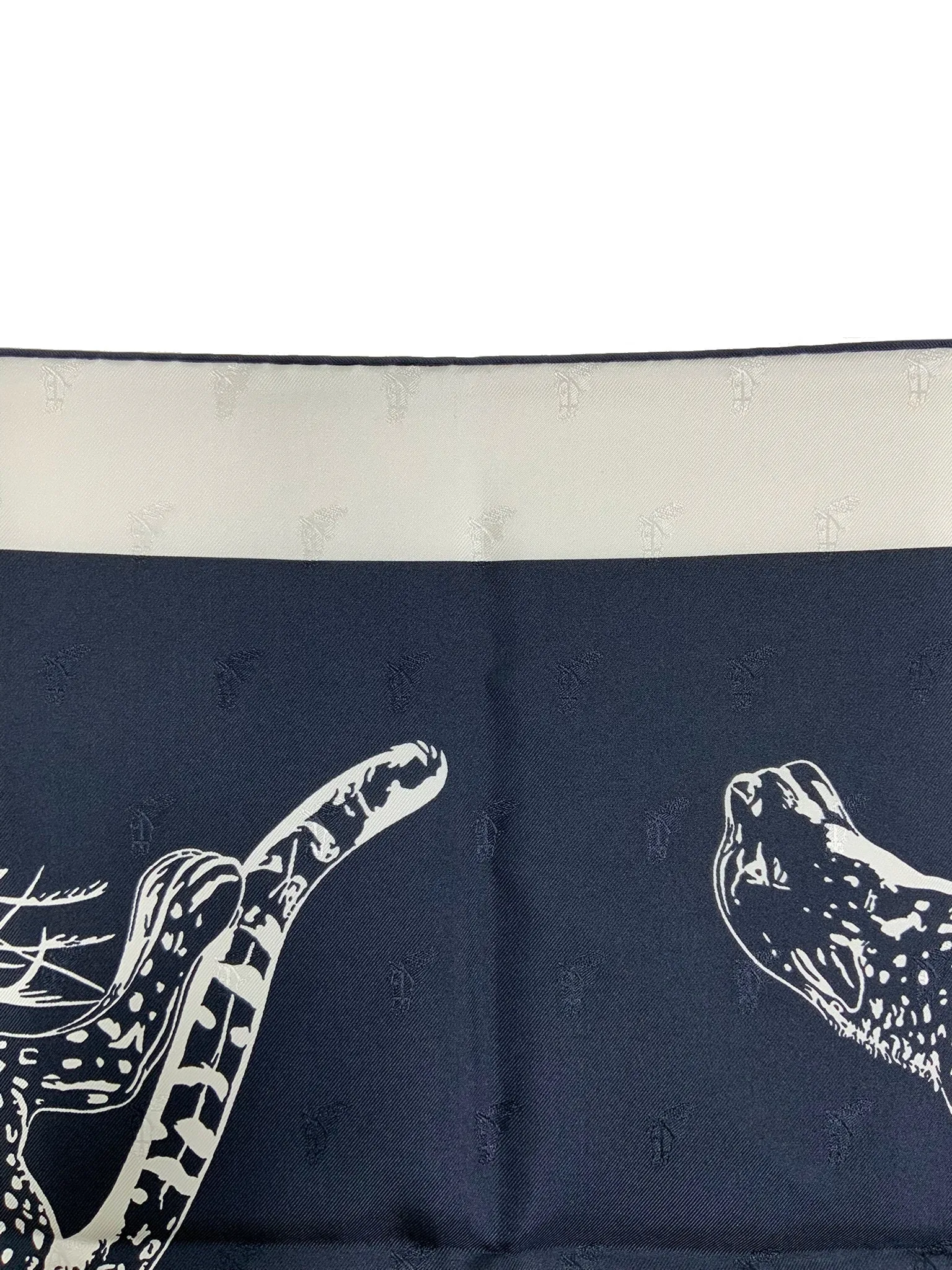 Hermes Guepards Silk Jacquard Scarf 90